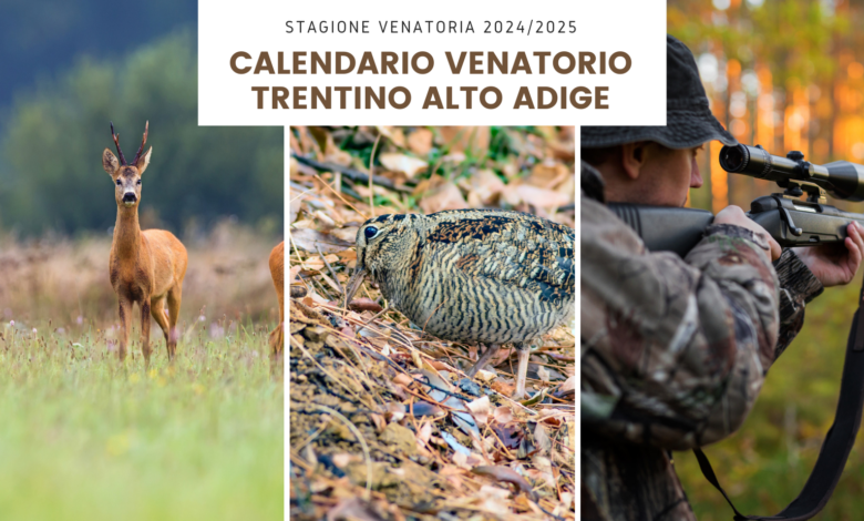 Calendario venatorio Trentino Alto Adige