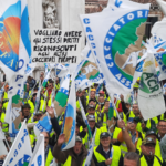 Protesta cacciatori Venezia Veneto